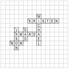 Family Name Crossword Art Crosswords Art Family Crossword Crossword