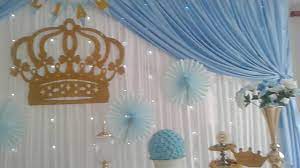 Productos para tu baby shower tanto de niño como de niña. Baby Shower Decojelia Decoracion Baby Shower Nino Corona Rey Mesa Telar Facebook