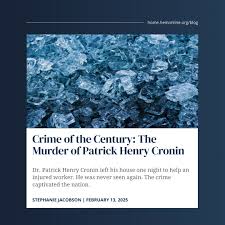 On the evening of May 4, 1889, Dr. Patrick Henry Cronin was called away