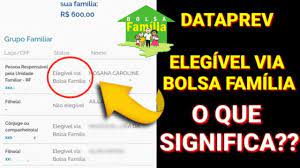De acordo com a caixa, esse grupo pode começar a receber a partir da terça, dia 14 de abril. Dataprev Elegivel Via Bolsa Familia O Que Significa Youtube