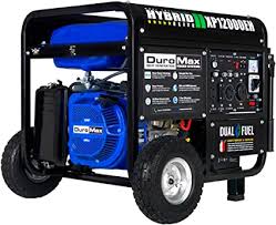 Solar powered generators come with default panels that are often of very low wattage. Amazon Com Duromax Xp12000eh Generator 12000 Watt Gas Or Propane Powered Home Back Up Rv Ready 50 State Approved Dual Fuel Electric Start Portable Generator Black And Blue Garden Outdoor