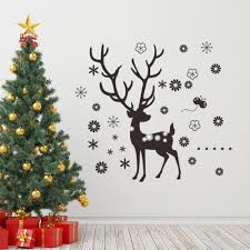 Do you need ideas for diy christmas angels? Large 88 98cm Christmas Deer Snowflake Wall Decal Glass Window Diy Wall Stickers Homr Decor Living Room Festival Decoration D071 Decoration Living Wall Stickerdecoration Living Room Aliexpress