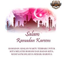 Selamat menyambut ibadah puasa, marhaban ya ramadhan. Selamat Menyambut Bulan Ramadhan Ex Bombalai Official Facebook