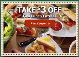 This is a chance to enjoy great savings with olive garden best coupons. Two New Olive Garden Coupons Save 3 At Lunch 5 At Dinner