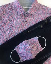 Match Catch Ilkbahar Yaz Icin 100 Pamuklu Kumas Cift Kat Yikanabilir Unisex Maske Ile Esso 100 Cotton Kisa Kol Erke Summer Collection Tote Bag Fashion