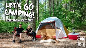 This is a great state park that requires an admission fee between memorial day and labor day (maybe columbus day). Let S Go Camping Ep 1 Bear Brook State Park Youtube