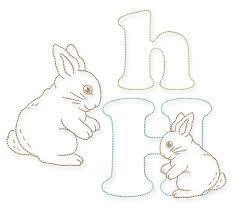 Osterhase pdf / ausmalbilder ostern : Das H Wie Hase Bernina Blog