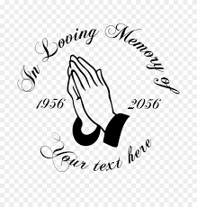 He was famous for his free cut portraits. In Loving Memory Praying Hands Decal Praying Hands Silhouette Free Transparent Png Clipart Images Download