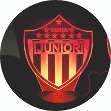 Atlético junior is playing next match on 6 may 2021 against fluminense in conmebol libertadores, group d.when the match starts, you will be able to follow atlético junior v fluminense live score, standings, minute by minute updated live results and match statistics. Escudo Junior De Barranquilla 9 Estrellas Lampara Led Negra Mercado Libre
