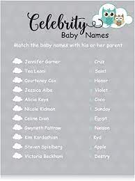 Find j names for boys at babynamewizard.com | baby name wizard Amazon Com Xoxokristen Blue Boy Baby Shower Collection Owl Celebrity Baby Name Guessing Game Owl It S A Boy Baby Shower Party Games Arts Crafts Sewing