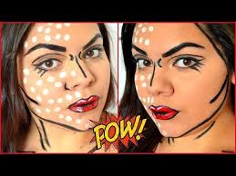 easy ic pop art makeup tutorial