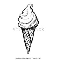 Black And White Ice Cream Cone Pin On Shooshon