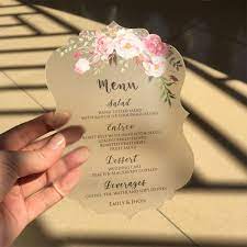 Customized Sample Set Rustic Water Color Style 5x7inch Frosted Acrylic Wedding Invitat Acrylic Wedding Invitations Wedding Invitation Cards Wedding Invitations