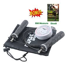 It's designed with a durable coated steel cable and is adjustable to help you dial the rope in to a length that suits your height. Jump Rope Crossfit By Nara Sport Premium Quality With Duel Ball Bearing Handles Adjustable Speed Rope Best For Cross Fitness Training Wod Boxing Mma Bonus Measure Body Ebook And Video Training Buy