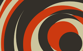 Orange abstract background with radial gradient effect. Wallpaper Abstract Artwork Digital Art Minimalism Simple Brown Orange Geometry Circle 2560x1600 Bloodshoot 1355565 Hd Wallpapers Wallhere