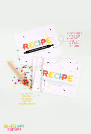 Each template has a unique design that can be easily personalized. Colorful Free Printable Recipe Cards Design Eat Repeat