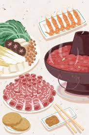 Food Festival Hot Pot Cuisine Background Food Fruit Name Food