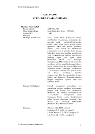 Pdf Studi Kelayakan Bisnis Rifkhan Han Academia Edu
