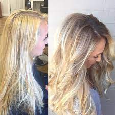 Reverse Balayage To Blend Roots Reverse Balayage Balayage Hair Blonde Roots Hair
