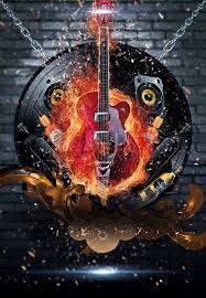 Troubleshooting and repair of consumer electronics equipment. Cool Hot Guitar Show Posters Psd Layered Background Music Wallpaper Music Artwork Music Notes Art