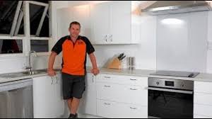 how to install a flat pack kitchen