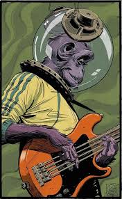 Monkey Bass Monkey Art Music Art Art