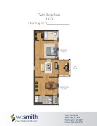 Twin Oaks Apartments In Columbia Heights Wc Smith Bedroom Floor Plans Bedroom Apartment One Bedroom Apartment