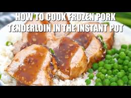 The method is very simple, and you can also apply this strategy to other meats. Frozen Instant Pot Pork Tenderloin Video Sweet And Savory Meals