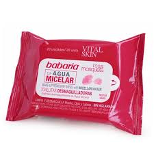 31997 Babaria Vital Skin Toallitas Desmaquillantes De Agua Micelar Pack 20 Unidades Toallitas Desmaquilladoras Agua Micelar Piel Tersa