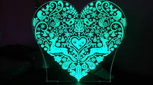 Laser Engraved Acrylic Led Lamp Decoration Interior Lighting Www Raggio Eu 3d Led Light Laser Engraved Acrylic Light Shield