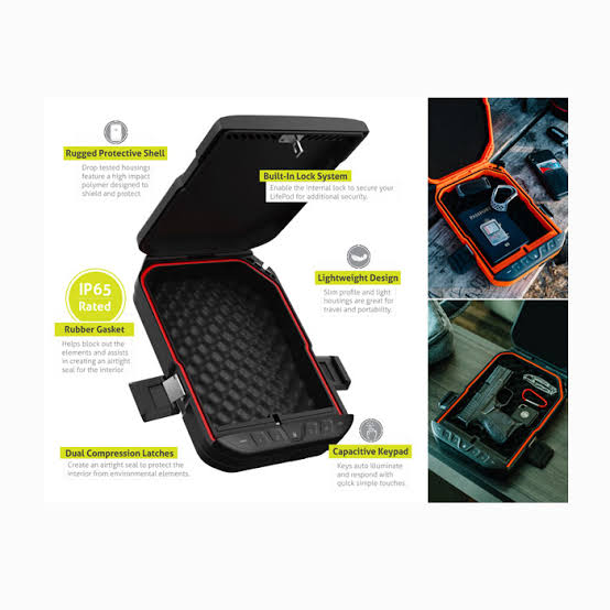 VLP10 LifePod Rugged Airtight Weather Resistant with Lock
