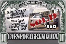 How to buy a car for under $1000. Cars For A Grand Home Facebook