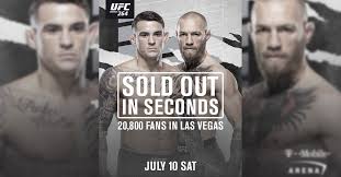 Конор макгрегор vs дастин порье. Ufc 264 Dustin Poirier Vs Conor Mcgregor Trilogy Event Sold Out In Seconds Fighters Only