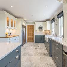 Atlantis Kitchens Project Penrith Shaker Painted Ivory And Farrow Kitchen Cabinets Grey And White Painted Kitchen Cabinets Colors Kitchen Cabinet Trends