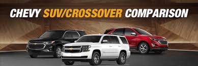Chevrolet Suv Crossover Comparison Graff Bay City