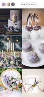 Lavender And Gold Wedding Color Ideas Lavender Wedding Colors Lavender Wedding Theme Gold Wedding Decorations