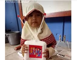 Kreasi Tema Teknologi Berbentuk Televisi Dengan Bahan Styrofoam Dunia Belajar Anak