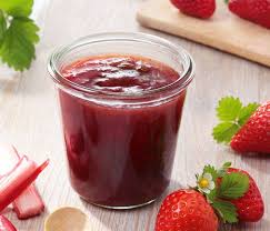 Confiture De Fraises Et Rhubarbe Rhubarbe Confiture Fraise Confiture De Rhubarbe Et Fraise