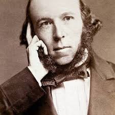 Sepia Photograph Of Herbert Spencer , English Philosopher Poster by Paul D  Stewart