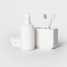 When you start planning your bathroom remodeling it's important to look for the best possible floor and walls anyway, it's better to see for yourself, so, please, feel free to look through our gallery of white ceramic bathroom tile ideas to pick up the one that will fit your. Ceramic Bathroom Accessories Target