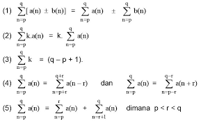 Pengertian notasi sigma adalah penghitungan dari urutan bilangan yang hasilnya merupakan jumlah total mereka. Notasi Sigma Materi Lengkap Matematika