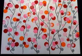 Peinture Sur Toile Abstraite A Motifs Arbres Multicolores Simples Peintures Sur Toile Peinture Sur Toile Peinture Enfant