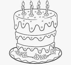 Do not limit your imagination. Printable Birthday Cake Coloring Home