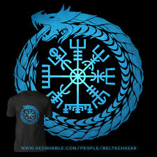 Two Viking Symbols In One Picture Jormungand And Vegvisir The Symbol Of Guidance And Protection Also Know Viking Symbols Norse Mythology Tattoo Viking Tattoos