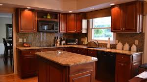 l shaped kitchen with island and corner