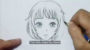 Cute anime hairstyles trends hairstyle. Draw Girl Face And Hair In Cute Style How To Draw Manga By Artmania11 Youtube
