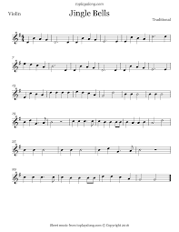 Jingle Bells Violin Sheet Music Violin Music Violin Lessons