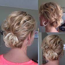 An idea of a wedding hairstyle as of something voluminous, lacquered and adorned … 60 Gorgeous Updos For Short Hair That Look Totally Stunning
