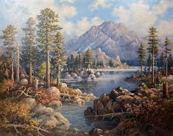 GODFREY VESELY PLEIN AIR CALIFORNIA IMPRESSIONIST EARLY LANDSCAPE ...