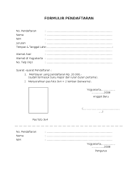 Check spelling or type a new query. Contoh Formulir Pendaftaran Pdf